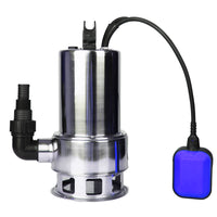 Thumbnail for Giantz Garden Submersible Pump 1800W Dirty Water Bore Tank Well Steel Sewerage