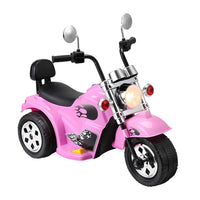 Thumbnail for Rigo Kids Ride On Car Motorcycle Motorbike Electric Toys Horn Music 6V Pink