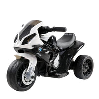 Thumbnail for Kids Electric Ride On Car Police Motorcycle Motorbike BMW Licensed S1000RR Black