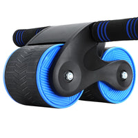 Thumbnail for Everfit Ab Roller Automatic Rebound Abdominal Wheel Home Gym Workout Blue