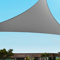 Thumbnail for Instahut Shade Sail Cloth Shadecloth Canopy Triangle 280gsm 5x5x7.1m