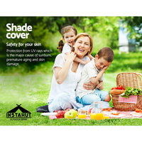 Thumbnail for Instahut Shade Sail 6x6x6m Triangle 280GSM 98% Grey Shade Cloth