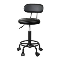 Thumbnail for Artiss Salon Stool Swivel Chair Backrest