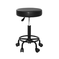 Thumbnail for Artiss Salon Stool Round Swivel Chair