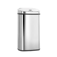 Thumbnail for Devanti 50L Motion Sensor Bin Rubbish Automatic Silver