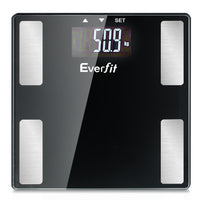 Thumbnail for Everfit Body Fat Bathroom Scale Weighing BMI Monitor Gym 180KG