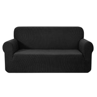 Thumbnail for Artiss Sofa Cover Couch Covers 3 Seater High Stretch Black