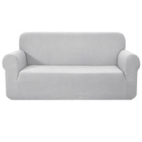 Thumbnail for Artiss Sofa Cover Couch Covers 3 Seater High Stretch Grey