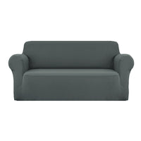 Thumbnail for Artiss Sofa Cover Couch Covers 3 Seater Stretch Grey