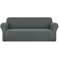 Thumbnail for Artiss Sofa Cover Couch Covers 4 Seater Stretch Grey