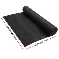 Thumbnail for Instahut 90% Shade Cloth 1.83x10m Shadecloth Sail Heavy Duty Black