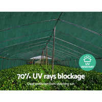 Thumbnail for Instahut 70% Shade Cloth 1.83x20m Shadecloth Sail Heavy Duty Green