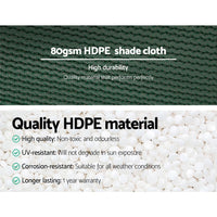 Thumbnail for Instahut 30% Shade Cloth 1.83x20m Shadecloth Wide Heavy Duty Green