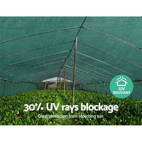 Thumbnail for Instahut 30% Shade Cloth 1.83x20m Shadecloth Wide Heavy Duty Green