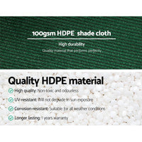 Thumbnail for Instahut 50% Shade Cloth 1.83x30m Shadecloth Sail Heavy Duty Green