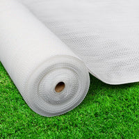 Thumbnail for Instahut 50% Shade Cloth 1.83x30m Shadecloth Wide Heavy Duty White