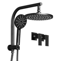 Thumbnail for Cefito 9'' Rain Shower Head Set Handheld Round High Pressure Twins Tap Black