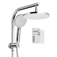 Thumbnail for Cefito 9'' Rain Shower Head Set Handheld Round High Pressure Mixer Tap Chrome