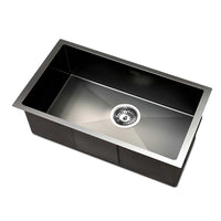 Thumbnail for Cefito Kitchen Sink 45X30CM Stainless Steel Basin Single Bowl Laundry Black