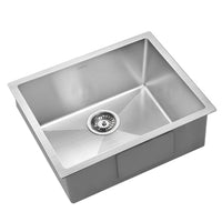 Thumbnail for Cefito 54cm x 44cm Stainless Steel Kitchen Sink Under/Top/Flush Mount Black