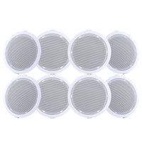 Thumbnail for Giantz 6 Inch Ceiling Speakers In Wall Speaker Home Audio Stereos Tweeter 8pcs