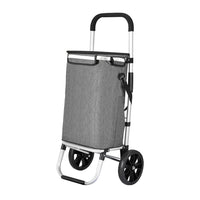 Thumbnail for Emajin Shopping Trolley Cart 45KG Foldable Grey
