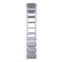 Thumbnail for Artiss 10-Tier Shoe Rack Stackable 50 Pairs Grey