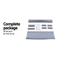 Thumbnail for Artiss 10-Tier Shoe Rack Stackable 50 Pairs Grey
