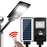 Thumbnail for Leier 80 LED Solar Street Light 90W Flood Motion Sensor Remote Outdoor Wall Lamp