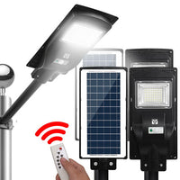 Thumbnail for Leier 80 LED Solar Street Light 90W Flood Motion Sensor Remote Outdoor Wall Lamp x2