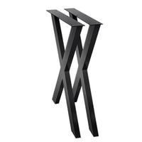 Thumbnail for Artiss Metal Table Legs DIY X-shaped 71X60CM Set of 2