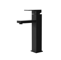 Thumbnail for Cefito Bathroom Basin Mixer Tap Square Tall Faucet Vanity Laundry Black