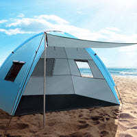 Thumbnail for Weisshorn Camping Tent Beach Portable Hiking Sun Shade Shelter Fishing 4 Person