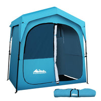 Thumbnail for Weisshorn Double Camping Shower Toilet Tent Outdoor Fast Set Up Change Room