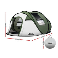 Thumbnail for Weisshorn Instant Up Camping Tent 4-5 Person Pop up Tents Family Hiking Beach Dome