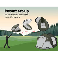 Thumbnail for Weisshorn Instant Up Camping Tent 4-5 Person Pop up Tents Family Hiking Beach Dome