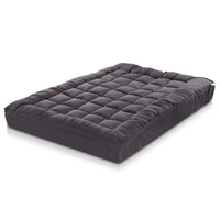 Thumbnail for Giselle Bedding Mattress Topper Pillowtop Bamboo Charcoal King Single