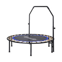 Thumbnail for Everfit 48inch Round Trampoline Kids Exercise Fitness Adjustable Handrail Blue