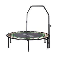 Thumbnail for Everfit 48inch Round Trampoline Kids Exercise Fitness Adjustable Handrail Green