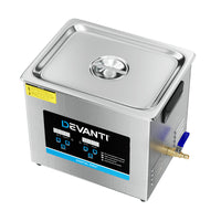 Thumbnail for Devanti 10L Ultrasonic Cleaner Heater Cleaning Machine Timer Industrial 240W