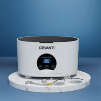 Thumbnail for Devanti 600ml Ultrasonic Cleaner Timer Jewellery Glasses Cleaning Machine Degas