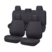 Thumbnail for Seat Covers for VOLKWAGEN AMAROK 2H SERIES 02/2011 ? ON DUAL CAB FR CHARCOAL ALL TERRAIN