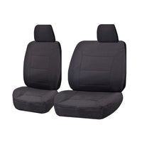 Thumbnail for Seat Covers for MAZDA BT-50 B22P/Q-B32P/Q UP SERIES 10/2011 ? 2015 SINGLE CAB CHASSIS FRONT BUCKET + _ BENCH CHARCOAL ALL TERRAIN