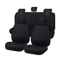 Thumbnail for Seat Covers for HOLDEN COLORADO RG SERIES FR 06/2012 - ON DUAL FR BLACK ALL TERRAIN