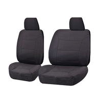 Thumbnail for Seat Covers for ISUZU D-MAX 06/2012 - 2016 SINGLE CAB CHASSIS UTILITY FRONT BUCKET + _ BENCH CHARCOAL ALL TERRAIN