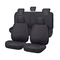 Thumbnail for Seat Covers for ISUZU D-MAX 06/2012 - ON DUAL CAB CHASSIS UTILITY FR CHARCOAL ALL TERRAIN