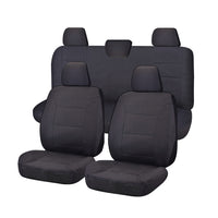 Thumbnail for Seat Covers for VOLKWAGEN AMAROK 2H SERIES 02/2011 ? ON DUAL CAB FR CHARCOAL CHALLENGER