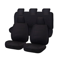 Thumbnail for Seat Covers for MAZDA BT-50 B22P/Q-B32P/Q UP SERIES 10/2011 ? 08/2015 DUAL CAB FR BLACK CHALLENGER