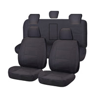Thumbnail for Seat Covers for HOLDEN COLORADO RG SERIES FR 06/2012 - ON DUAL FR CHARCOAL CHALLENGER