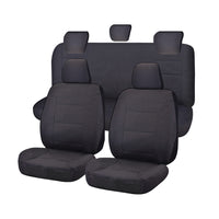 Thumbnail for Seat Covers for TOYOTA HILUX SR - SR5 4X4 KUN26R - GGN25R 04/2005 - 06/2015 S DUAL CAB UTILITY FR CHARCOAL CHALLENGER